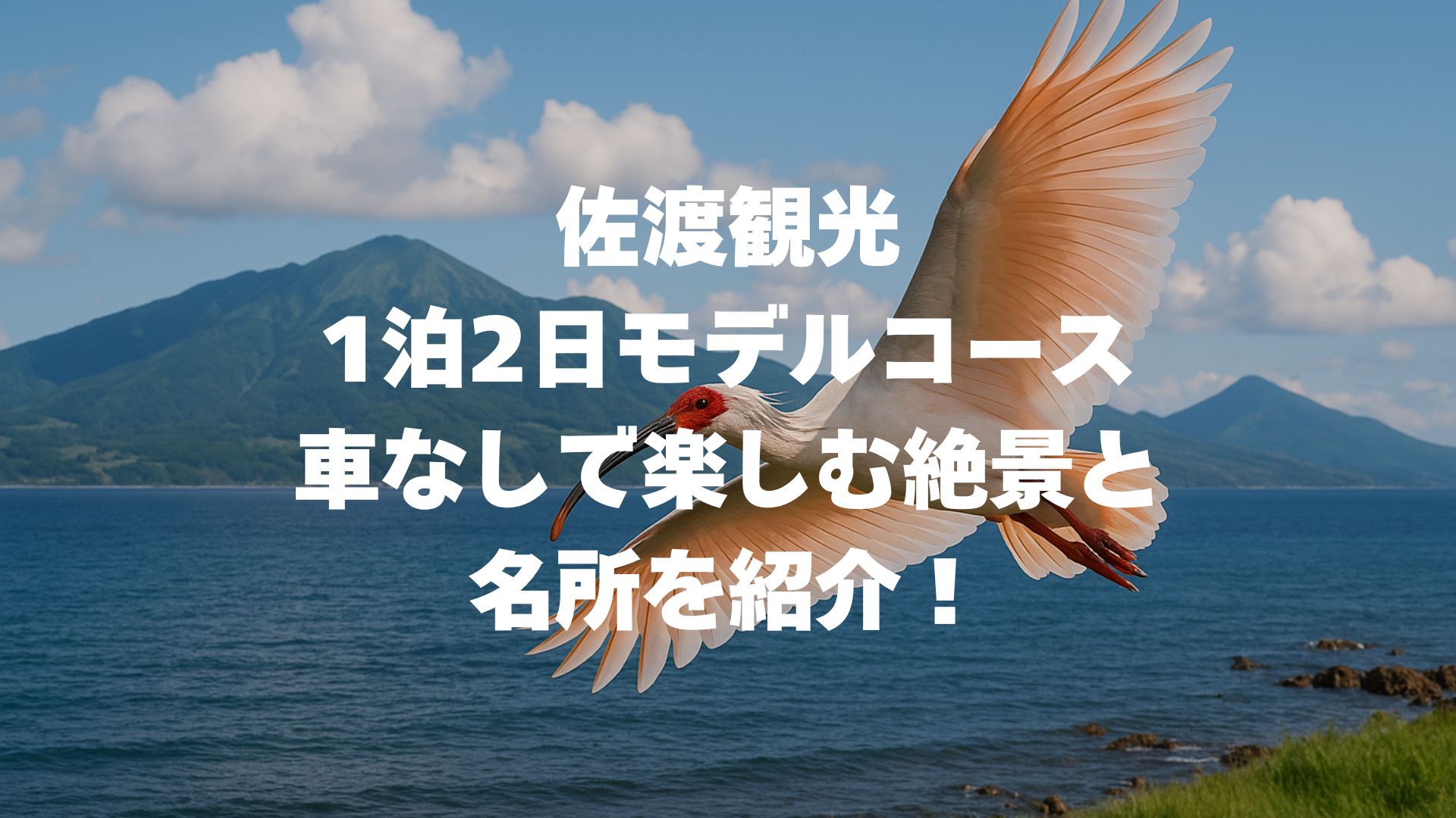佐渡観光1泊2日モデルコース｜車なしで楽しむ絶景と名所を紹介！