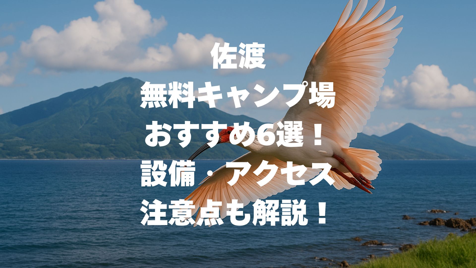 佐渡の無料キャンプ場おすすめ6選｜設備・アクセス・注意点も解説！