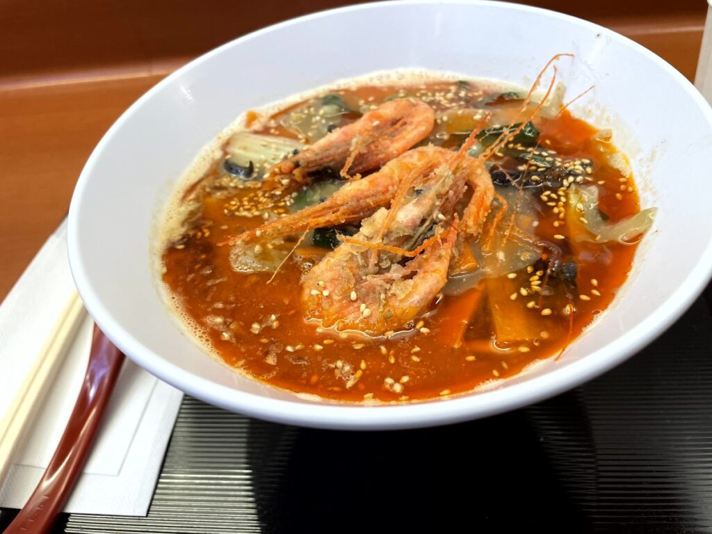 佐渡汽船×一風堂の「佐渡濃厚海老ラーメン」