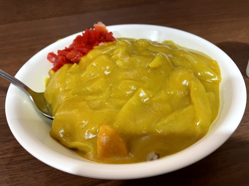 新潟港へ向かう途中に寄れる、万代バスセンターの名物カレー